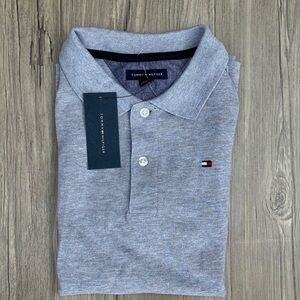 Tommy Hilfiger Men's Light Gray Polo Shirt